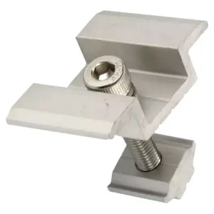 Fijacion Central soporte T aluminio para riel
