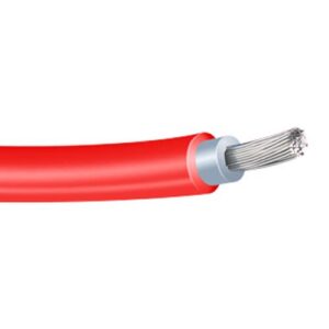 Cable Solar Rojo 4 mm² libre halogeno por metro