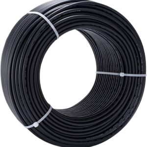 Cable Solar Negro 4 mm² – 100 metros