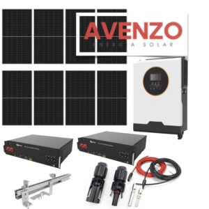 KIT Solar OFF-Grid 6200W 8 Paneles 2 Bateria Litio $3.590.000